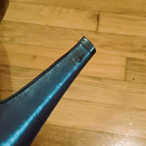 BCBGeneration Open Toe Heel Shoes 8.5 Blue 2-Tone Ankle Strap - Picture 8 of 9